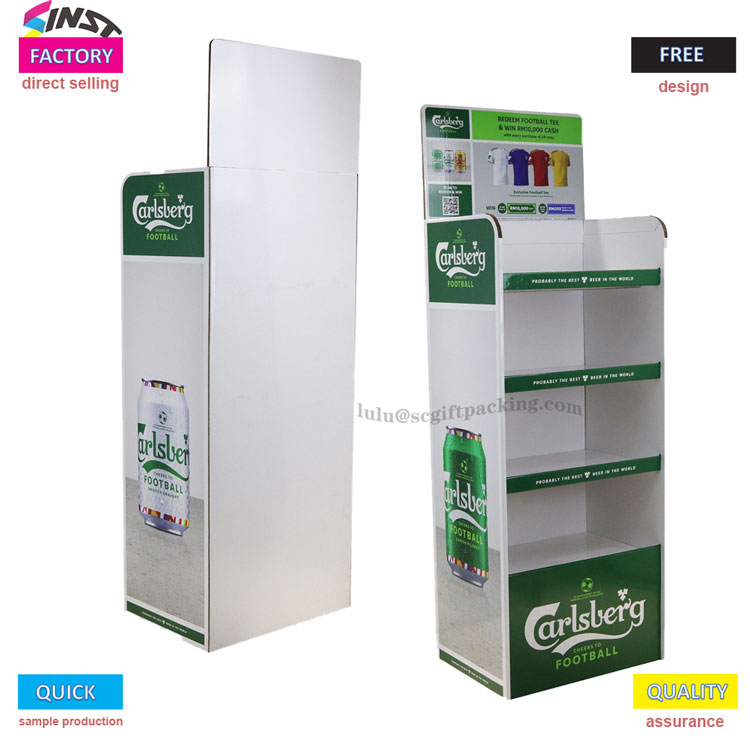 Hvordan kan Beer Corrugated Display Rack tænde fans' entusiasme for forbrug?