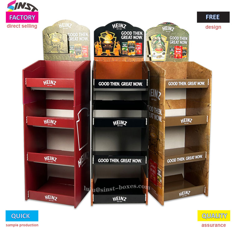 Er udstillingen af ​​sauce rodet og ineffektiv? Udstillingsstativet for tomatsauce i flere lag hjælper dig med at 'ordne tingene'!