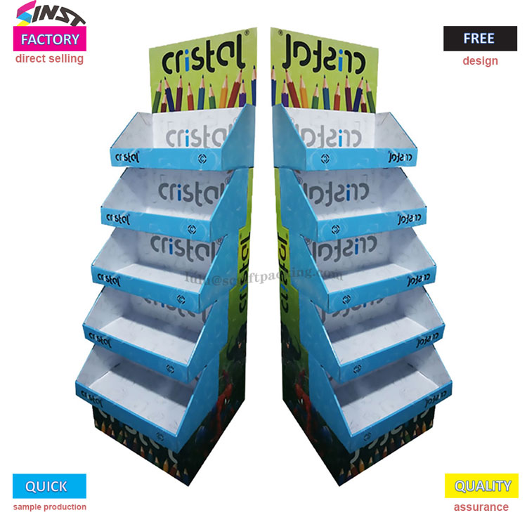 Er der ingen fremhævelse i visningen af ​​farvede penne? Denne udstillingsstand til farvepenne fanger kundernes opmærksomhed med et øjeblik!