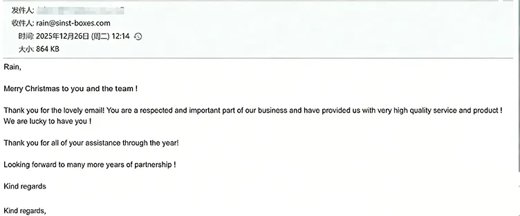 ​Kunderos: Vores emballage og service har tilfredsstillet vores langsigtede partnere