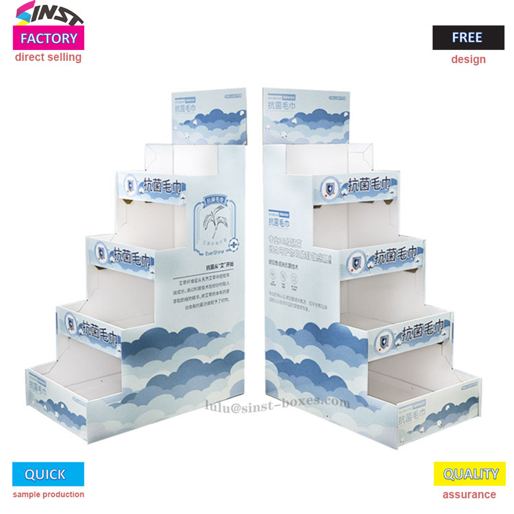 Håndklæde pap display stativ