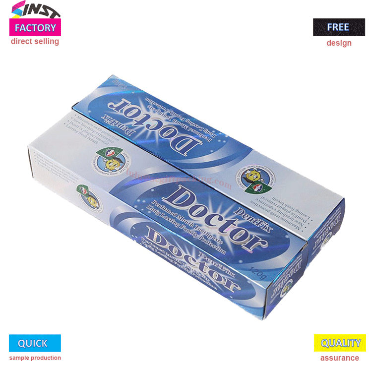 Whitening Tandpasta Emballage Box